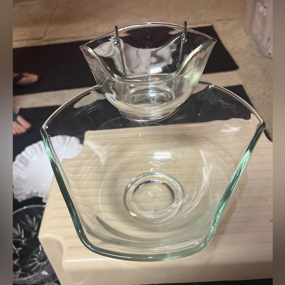 Vintage Crystal Chip/Dip Set